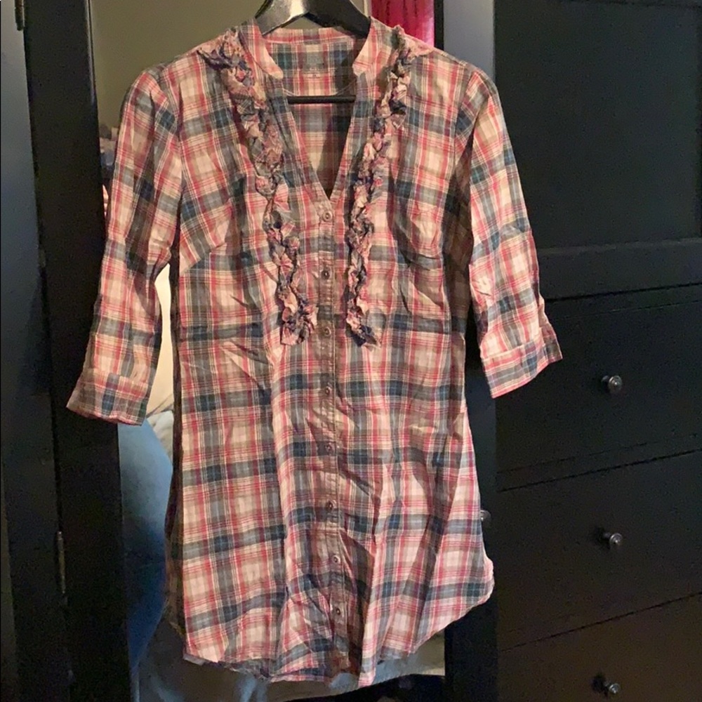 Plaid Shirt dress